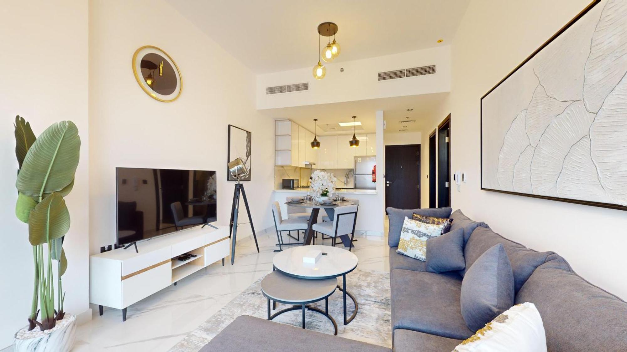 Apartment Primestay - Sleek 1br In Gardenia Livings - Arjan Dubai